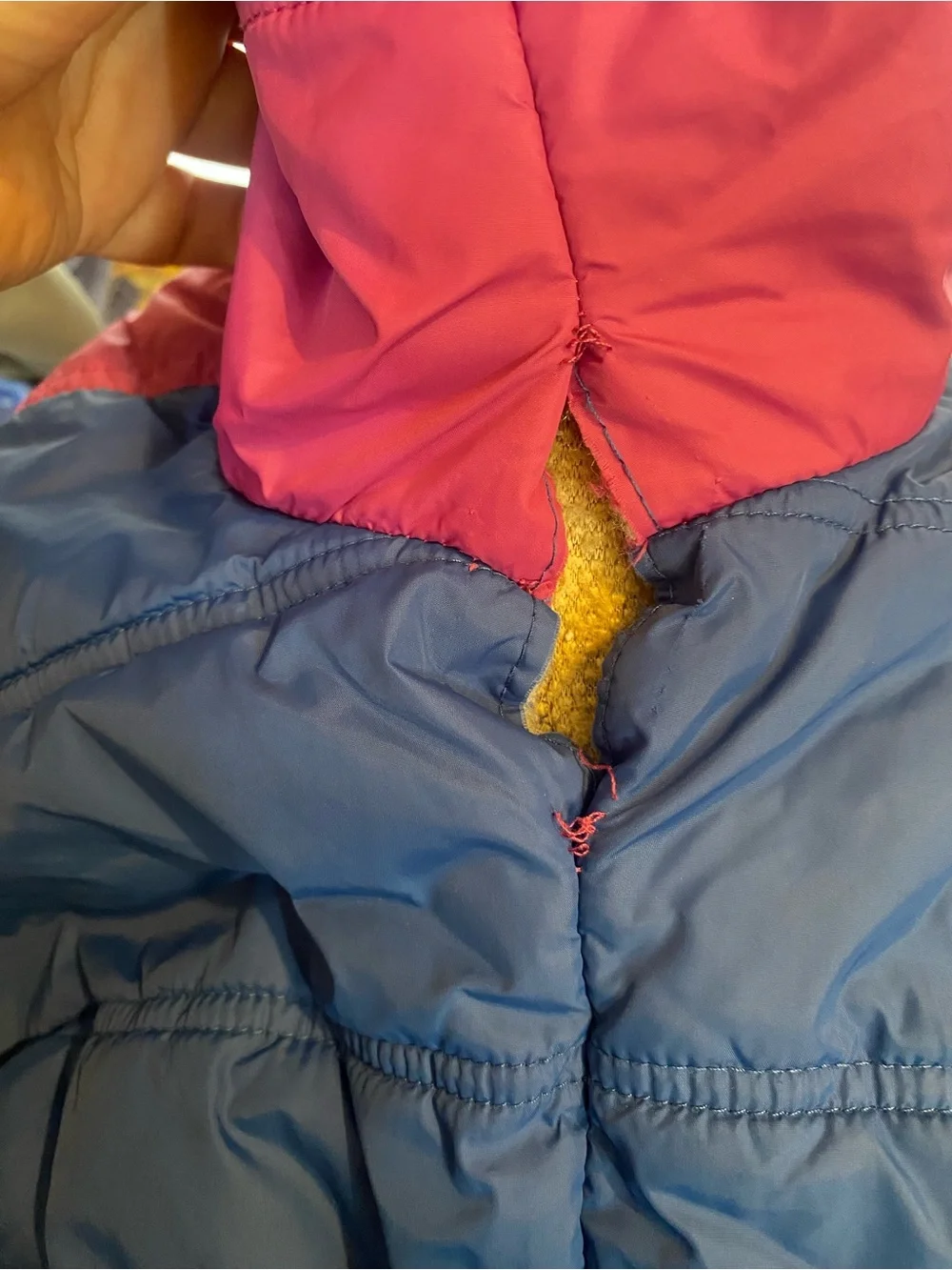 Eddie Bauer Kids Hooded Puffer Jacket reversible, Medium 10/12, Sherpa, Read !